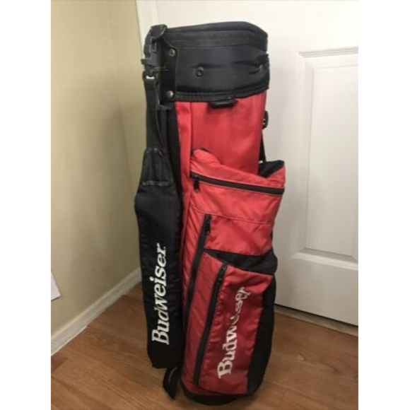 Budweiser Bags Vintage Budweiser King Of Beers Golf Bag W Carry